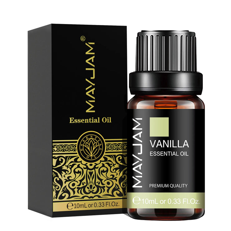 MAYJAM 10ML Essential Oil Lavender Jasmine Eucalyptus Vanilla Sandalwood Bergamot Rosemary Citronella Cinnamon Fragrance Oil.huile essentielle de lavande jasmin huile essentielle de lavande  huile de parfum de bergamote  huile de parfum de bergamote  🍋