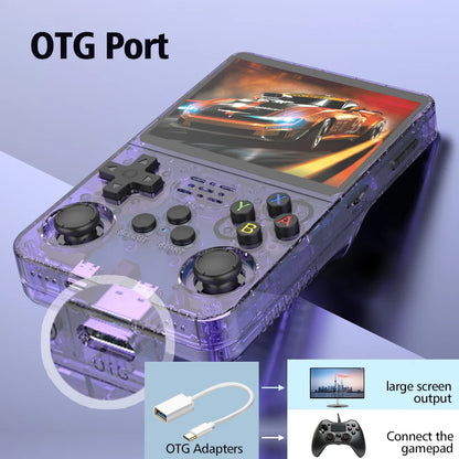 BOYHOM R36S Retro Handheld Video Game Console Linux System 3.5 Inch IPS Screen R35s Pro Portable Pocket Video Player 64GB Games.BOYHOM R36S Rétro Console de jeu vidéo portable Linux System 3.5 Inch IPS Screen R35s Pro Portable Pocket Video Player 64 Go