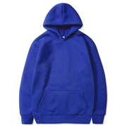 Sweat à Capuche Homme Mode Décontracté Couleur Unie