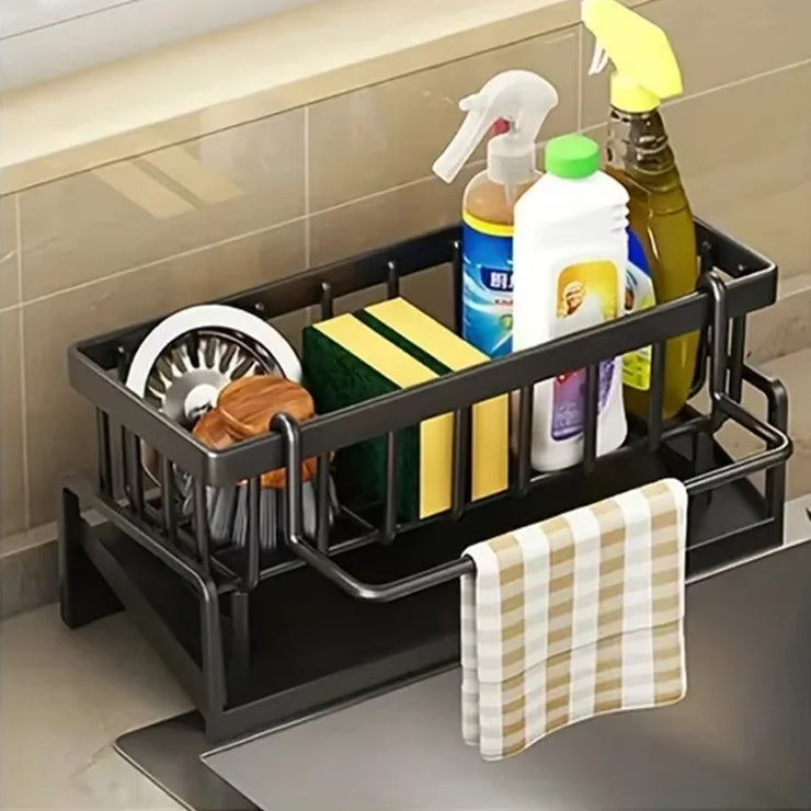 Rack Divine Utensil Sink Storage Rac Égouttoir de cuisine en forme de tête de dragon, support de rangement pour éponge, chiffon à vaisselle, ustensile divin, évier