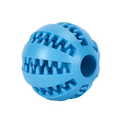 Balles en caoutchouc interactives Puppy Toys Pet Toys Pet Tooth Cleaning Ball Cats Pets Food Treat Feeder Silicon Balls Toy