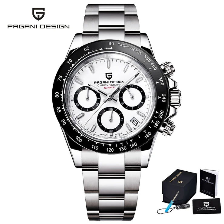 Montre Homme Quartz PAGANI DESIGN 2024 Chronographe Luxe