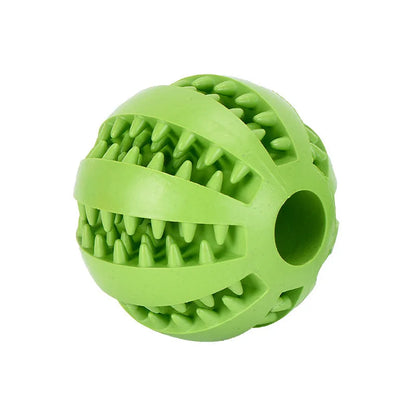 Balles en caoutchouc interactives Puppy Toys Pet Toys Pet Tooth Cleaning Ball Cats Pets Food Treat Feeder Silicon Balls Toy