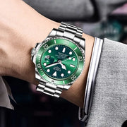 Montre Homme LIGE Luxe Étanche 30ATM Quartz