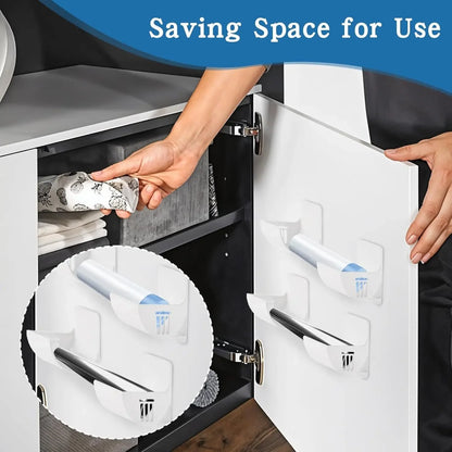 2/8pcs Trash Bags Shelf Holder Wall Mounted Plastic Bag Film Container DispenserGarbage Bag Storage Box Organizer For Kitchen.20/2pcs Trash Bags porte-étagère mur Monté film plastique film de poche Dispenser Dispenser Dispanage Bag Stockage Box Organisat