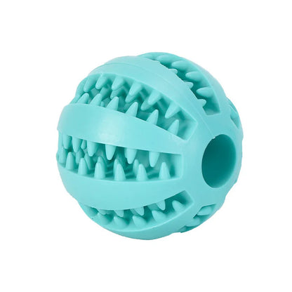 Balles en caoutchouc interactives Puppy Toys Pet Toys Pet Tooth Cleaning Ball Cats Pets Food Treat Feeder Silicon Balls Toy