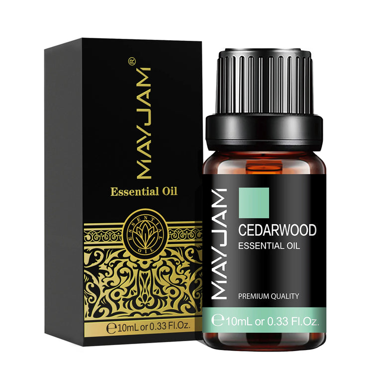 MAYJAM 10ML Essential Oil Lavender Jasmine Eucalyptus Vanilla Sandalwood Bergamot Rosemary Citronella Cinnamon Fragrance Oil.huile essentielle de lavande jasmin huile essentielle de lavande  huile de parfum de bergamote  huile de parfum de bergamote  🍋
