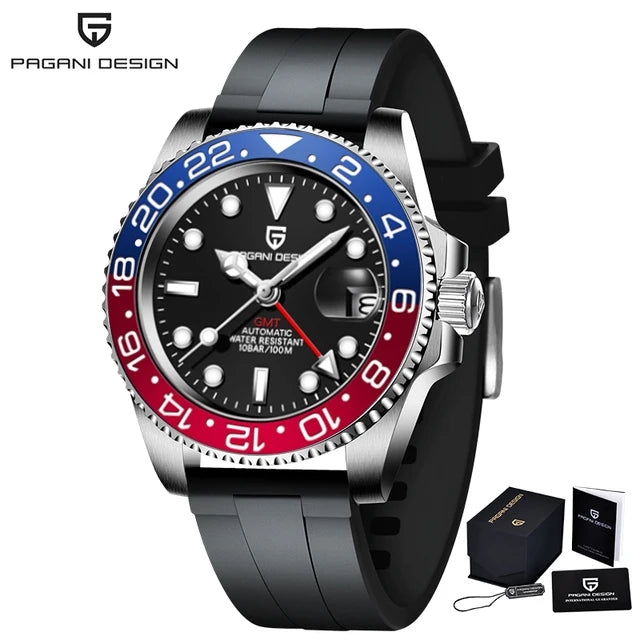 Montre Homme PAGANI DESIGN GMT Automatique 40mm Céramique