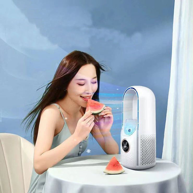 Mini Climatiseur Portable USB Ventilateur Silencieux & Humidificateur