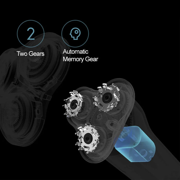 Rasoir Électrique Homme XIAOMI MIJIA S500 Triple Lame