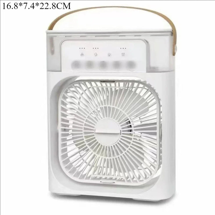 Mini Climatiseur 3en1 2025 Ventilateur Rafraîchisseur Humidificateur LED