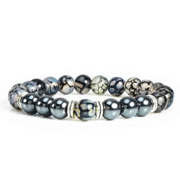 natural stone bracelet 8mm beaded unisex fashion jewelry