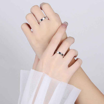 hidden love silver ring elegant romantic jewelry
