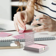 Boîte de rangement en plastique pour notes autocollantes