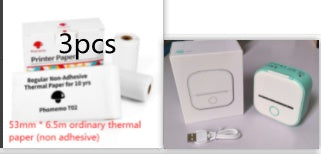 Mini imprimante thermique portable Bluetooth et étiquettes