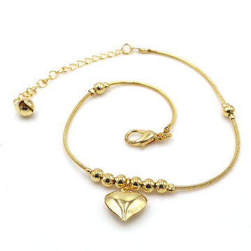 Gothic anklet shown at an angle
