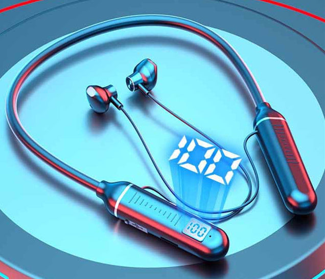 Écouteurs Sans Fil Bluetooth Sport avec Arceau Silicone