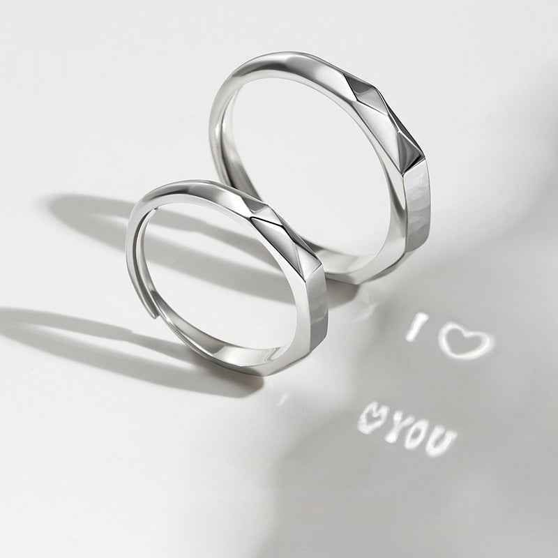 hidden love silver ring elegant romantic jewelry