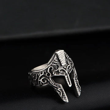 men warrior ring stainless steel bold statement jewelry