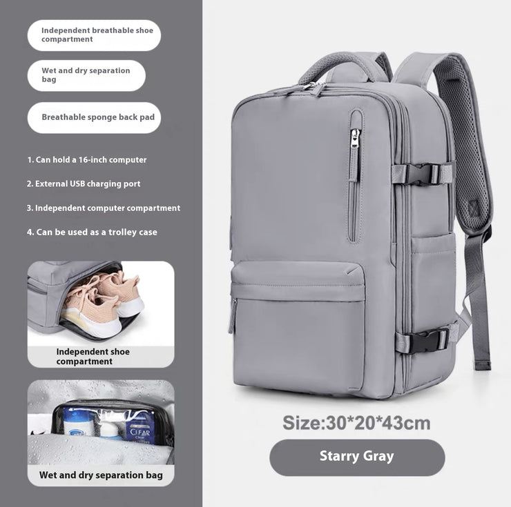 Sac à dos voyage grande capacité étudiant