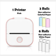 Mini imprimante thermique portable Bluetooth et étiquettes