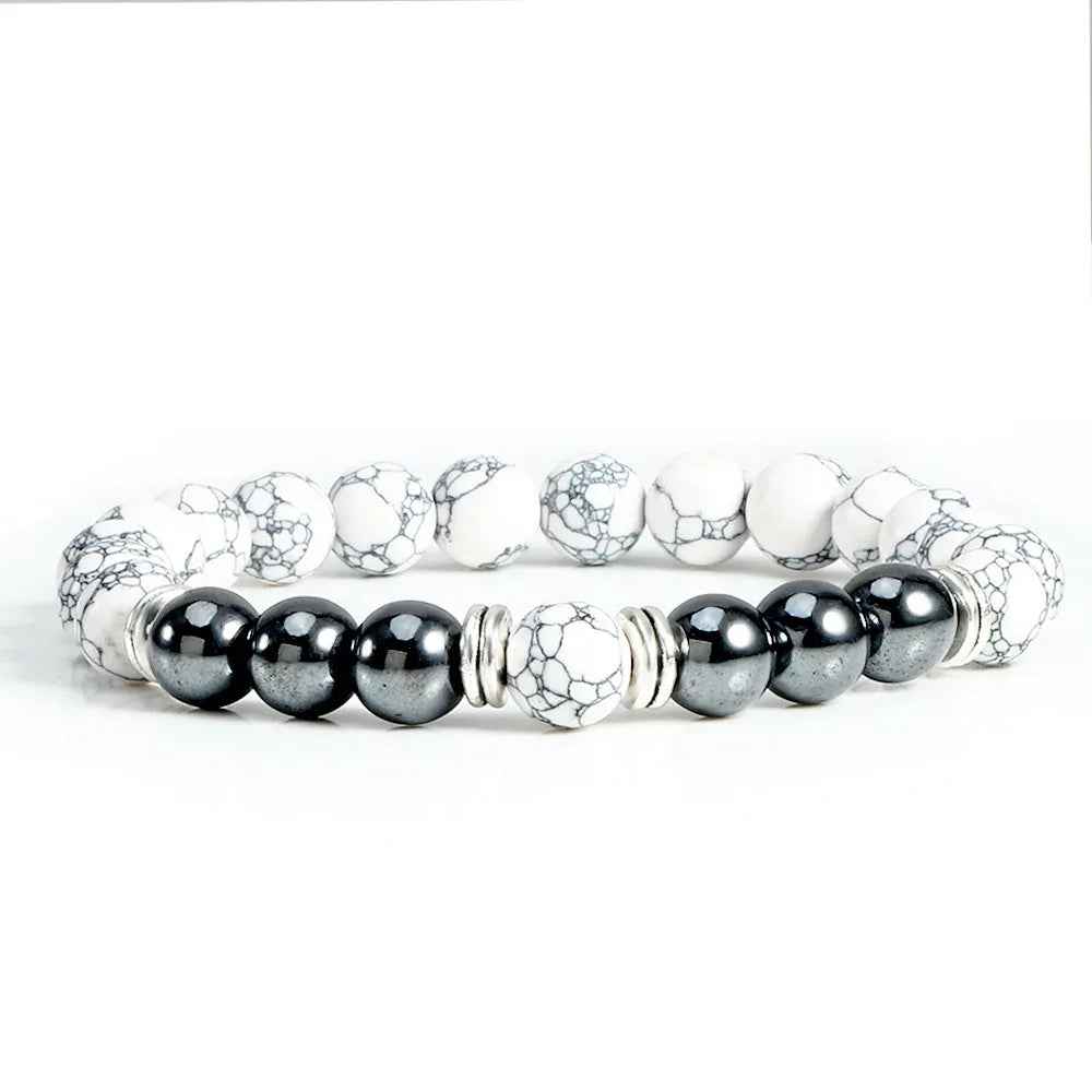 natural stone bracelet 8mm beaded unisex fashion jewelry