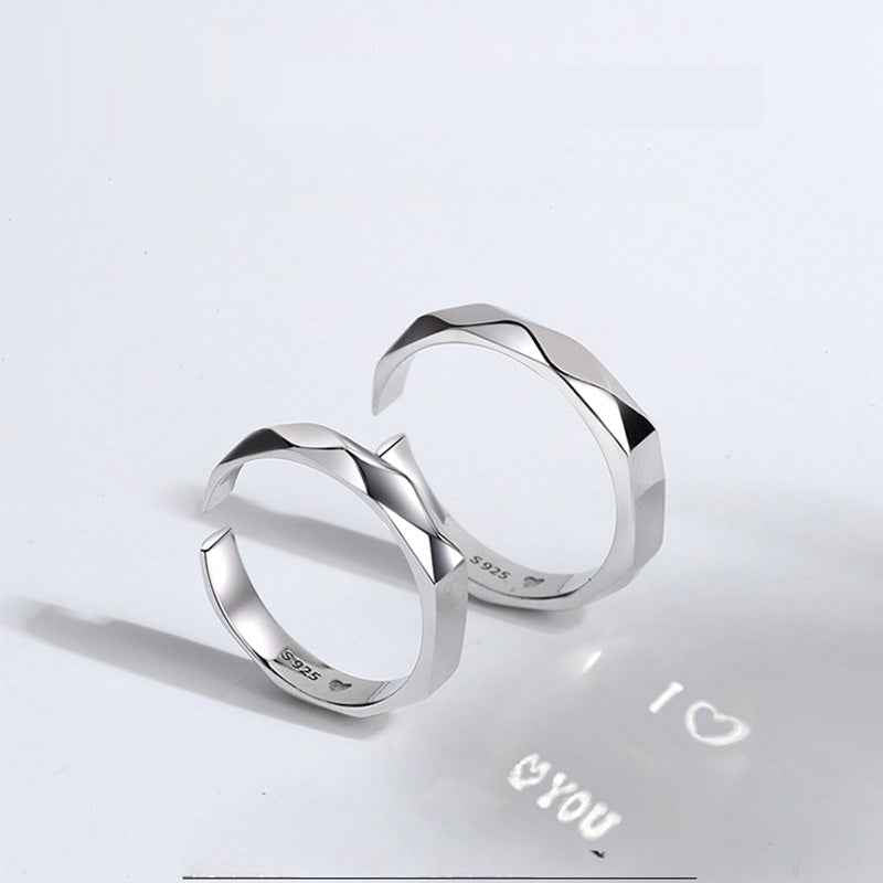 hidden love silver ring elegant romantic jewelry