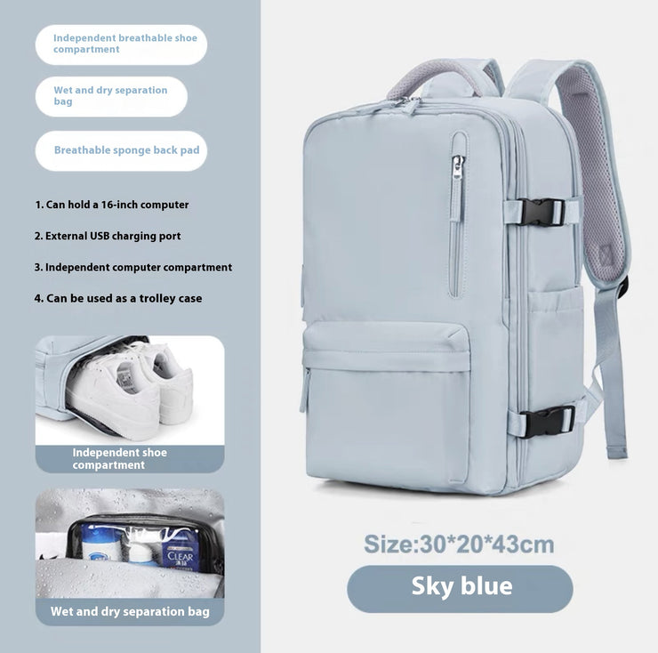 Sac à dos voyage grande capacité étudiant