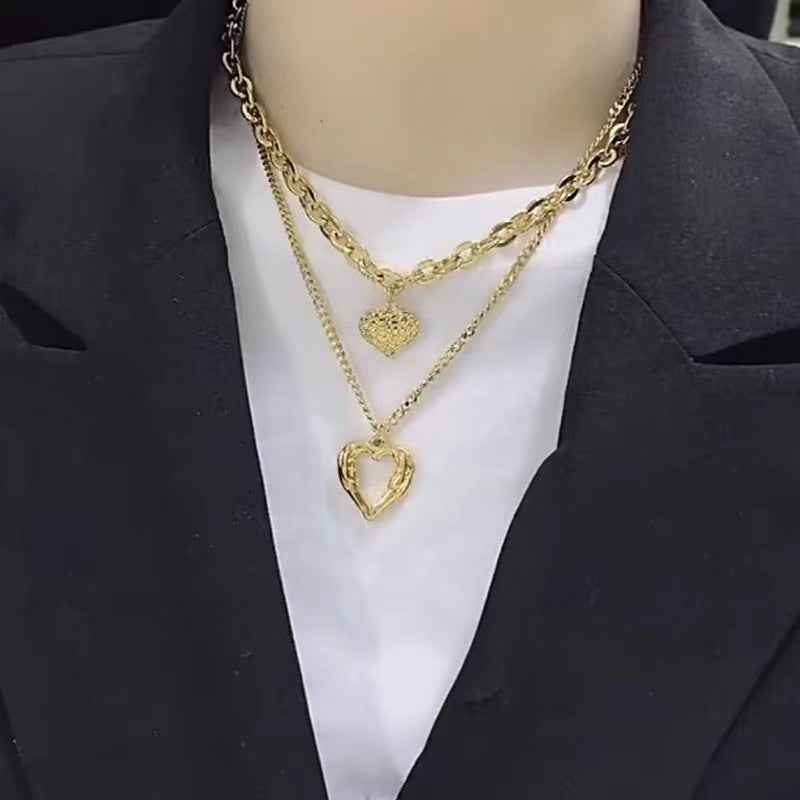 gift for her angel wings heart necklace romantic jewelry