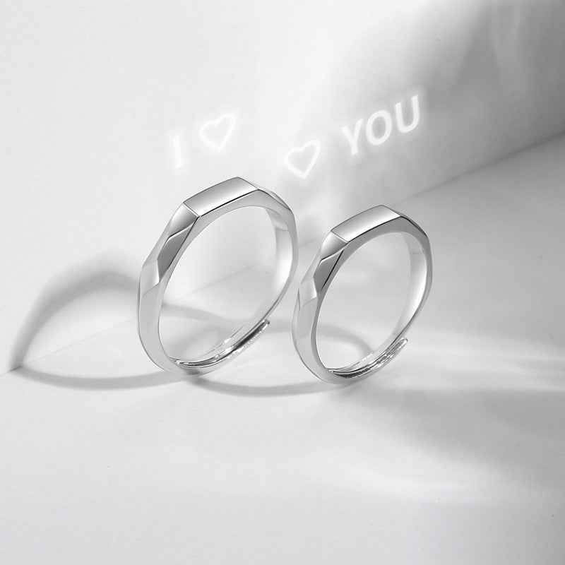 hidden love silver ring elegant romantic jewelry