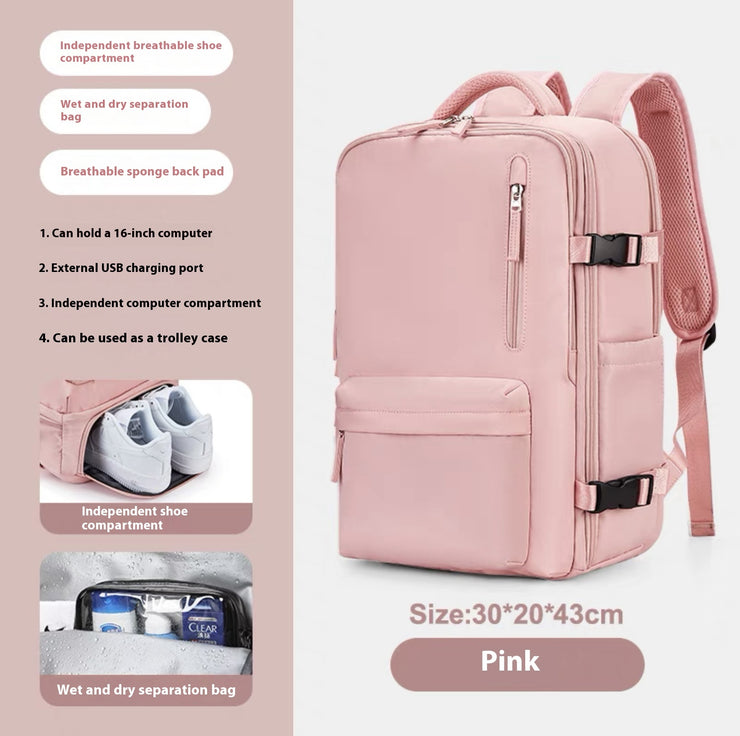 Sac à dos voyage grande capacité étudiant