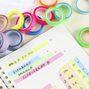 Ruban de notes autocollantes transparentes détachables