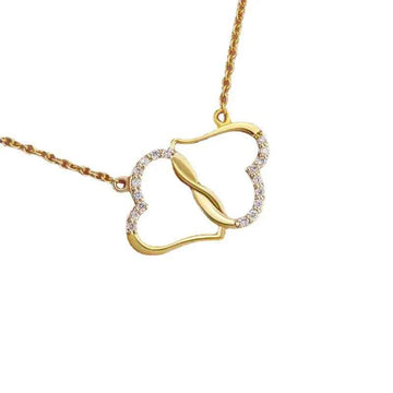 heart necklace women crystal jewelry valentine gift