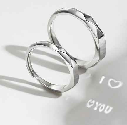 hidden love silver ring elegant romantic jewelry