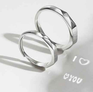 hidden love silver ring elegant romantic jewelry