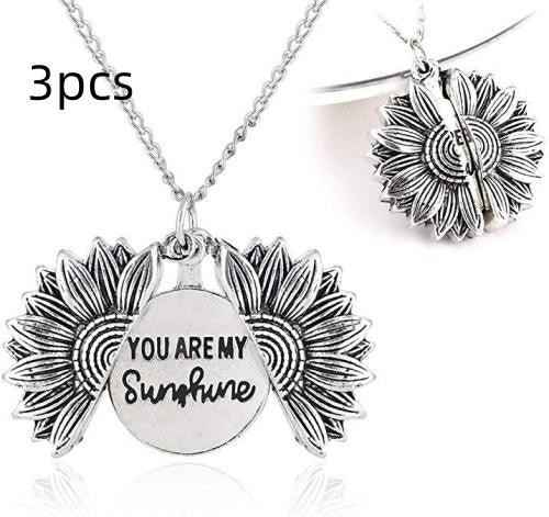 Collier Tournesol Vous Êtes Mon Soleil - Bijou Unisexe Homme Femme - TharryStore